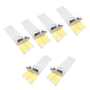 6 Pieces Universal Durable Archery Arrow Wraps Stickers 230 x 65mm white