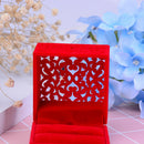 Red Hollow out romantic Engagement Wedding Ring Box Wedding Gift Favor JBTOCA