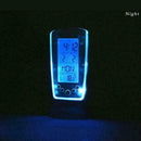 Digital Backlight LED Display Table Alarm Clock Snooze Alarm Thermometer X3E8