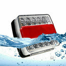 2Pcs Taillight 16LED Trailer Lights Truck IPL8 Universal 12V Truck Tail LigS Hn