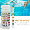 50Pcs SPA Swimming Water Test Strips Alkalinity Chlorine PH Hardness Pool 6 In1
