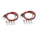 Headlights For 1/5 1/8 1/10 1/12 1/16 RC Car Truck 8 LED Light Kit DIY Accs