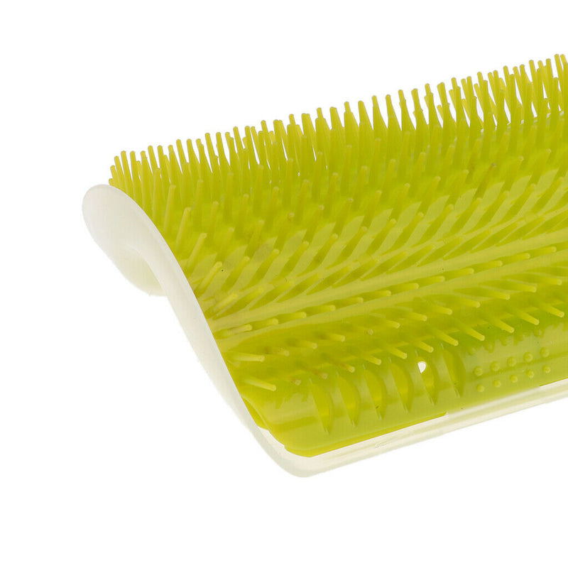 Pet Cat Wall Corner Grooming Massage Self Groomer Brush Tool 2x