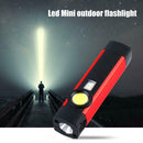USB Rechargeable Magnetic LED Flashlight Work Light COB Inspection Lamp