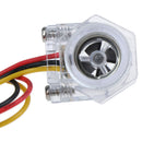1Pc Water Flow Sensor Switch G1/2" Hall Effect EBter Control DC 5-15V3C