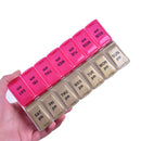 Large 7 Day Twice Daily (AM,PM) Pill Box Medicine Organiser With 14 Compartments