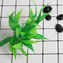 Water Grass Green Plant Ornament 15cm For Aquarium Fish Tank Artificial Supplys
