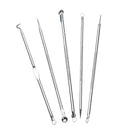 5PCS/1Set Blackhead Pimple Blemish Comedone Acne Extractor Remover Tool Kit LJ