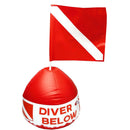Water Sports Surface Marker Inflatable Dive Flag Signal Scuba Diving Snorkeling