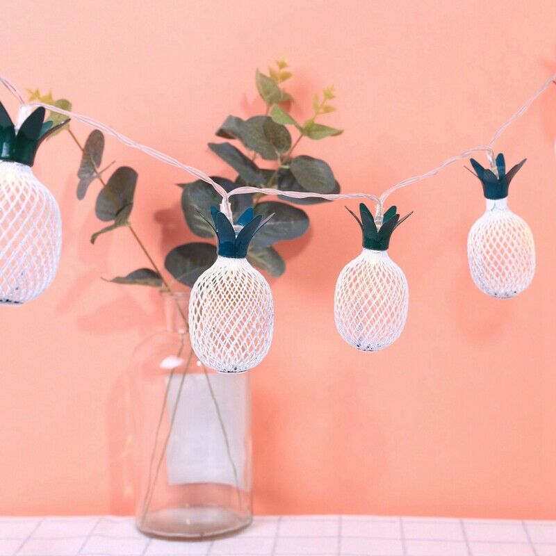 1.1m Lovely Yellow Pineapple Holiday String Light Battery Powered Led Light