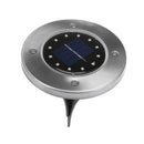 12 LED Solar Buried Light Path Way Waterproof Underground Lamp(1pc/White)