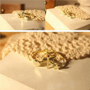 Unique Design 3 Pcs Heart Cross Star Shaped Rings Party Makeup Decoration JR