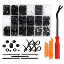 435Pcs Car Retainer Bumper Clips Plastic Fasteners Kit Boxed Auto Rivets Se L7T7