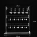 Acrylic Earrings Ear Studs Necklace Jewelry Display Rack Stand Organizer Je L6I6