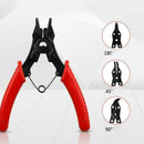 4 in1 Multitool Snap Ring Plier Four Headed Fastener Shaft Disassembly V2F2