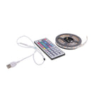 2 Pieces LED TV Backlight Strip USB RGB 5050 Multi Color With 44 Key Remote