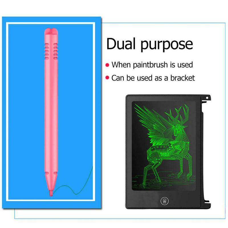 4.5 inch LCD Writing Tablet Board Electronic Painting Graphics Pad (Black)