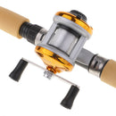 Lightweight Ice Fishing Rod and Reel Combo Travel Fishing Pole Line Hook - M