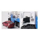 Alloy Tow Truck Set (1 Truck Plus 1 Smaller Car) Die-Cast Car Head Car Ligh