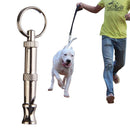 Pet Training Adjustable Ultrasonic Flute Dog Whistle Sound Keychain A