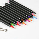 20 Color Premium Painting Soft Brush Pen Set Watercolor Markers Pen Effect  N8Z1