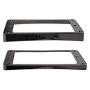 Black Flat Bottom Pickup Mounting Ring Set for Epiphone Guitars