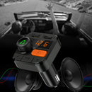 Bt82D Wireless Bluetooth 5.0 Car Fm Transmitter Car Phone Modulator Tf Car