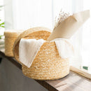 Wheat Straw Woven Storage Basket Storage Basket Innovative Basket Rustic Na