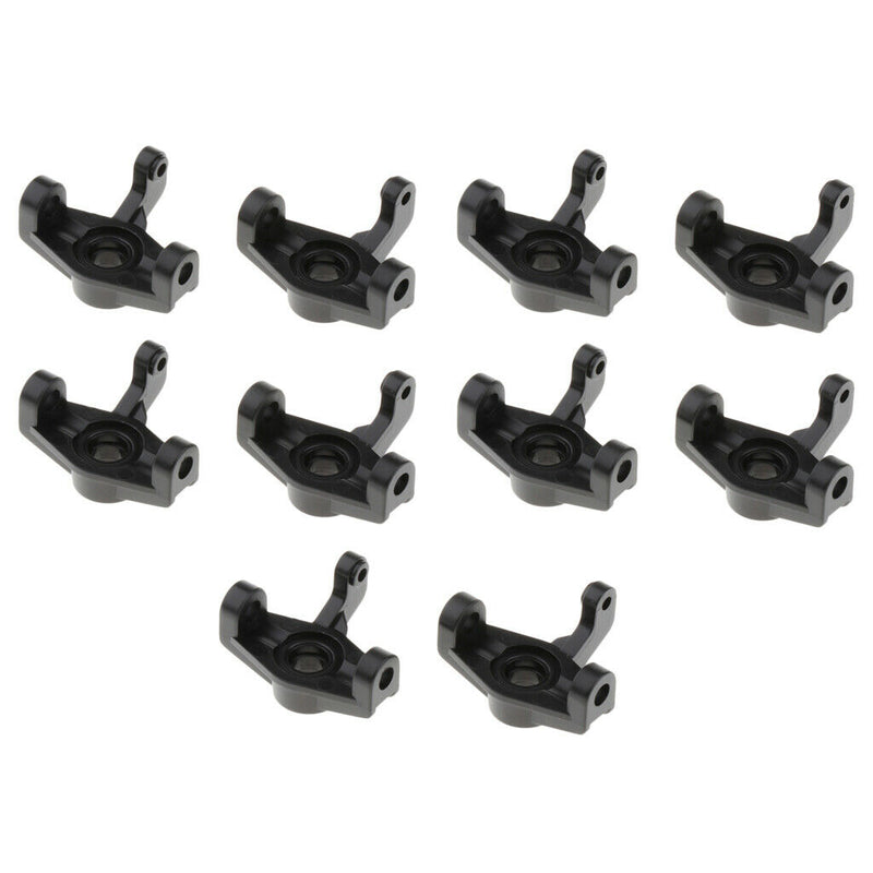 10 Packs 1/14 RC Car Front Hub Carrier Black for WLtoys 144001 DIY Parts