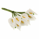 12Pcs Mini Calla Artificial Flower Bouquet Wedding Decoration DIY Wreath Gi