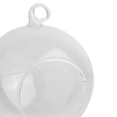 10cm Heart Iron Hanging Glass Tea Light Candle Holder Mini Flowerpot_ Black