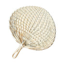 Chinese style handmade fan Natural hand weaving palm leaf fan Blades portab A2K7