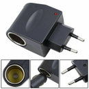 Car Plug Adapter AC DC Power Socket Cigarette lighter V 220 EU W V-12 J2U3