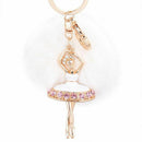 Fashionable Creative Diamond Crystal Rhinestone Keychain Bag Charm Pendent  M5V6