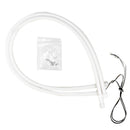 2PCS 60CM LED Car DRL Daytime Running Lamp Strip Lights Flexible Soft Tu RRC