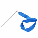 Gym Dance Ribbon Rhythmic Gymnastic Streamer Rod Twirling Blue