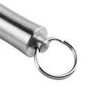Outdoor Hiking Stainless Steel Toothpick Holder Organizer Pocket Medicine Bottle