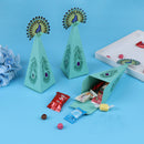 20pcs Peacock Party Candy Boxes Peacock Theme DIY Gift Box Kids Birthday FavorOZ