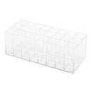 24 Space Lipstick Holder, Clear Acrylic Lip Gloss Lipstick Case Display Stand