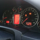Chrome Speedometer Gauge Dial Ring Instrument Panel Ring Fit for A3 8L A4 8