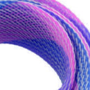 Fishing Rod Cover Rod Braided Strap Reel Cover Glove Protector (Blue red)