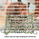 Parrot Climbing Net Bird Swing Rope Ladder Hanging Chewing Toys for Hamster A