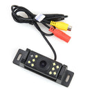 Mini Car Rear View Camera Night Vision Parking Camera with 9 LED Lights A