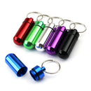 Portable Mini Multi-use Medicine Storage Box Pill Holder with Chain(Random