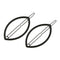 Women's Metal Leaf Shaped Straight Hair Clip