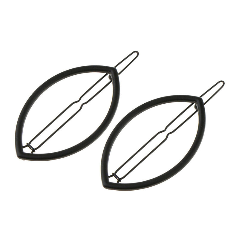 Women's Metal Leaf Shaped Straight Hair Clip