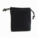 10 Pcs Stylish Velvet Drawstring Jewelry Pouches/Gift Bags/Pockets-Black D4B1
