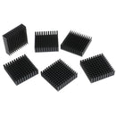 2pcs 40x40x11mm black aluminium heatsink chip thermal conductive block