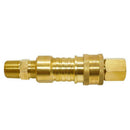 3/8 Inch Natural Gas Quick Connect Fittings,Lp Gas Propane Hose Quick Disco
