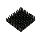 4 pcs. 35x35x10mm aluminum square Aluminum side radiator cooling fin black Y2S5